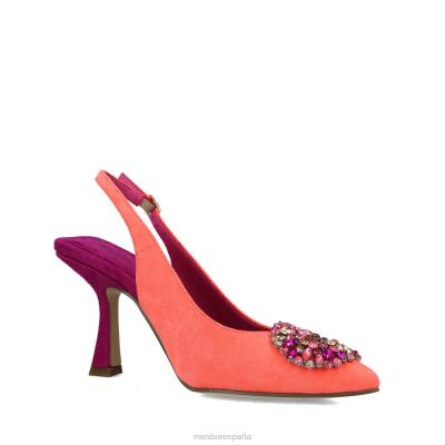 Menbur mujer sagitario 204L5143 tacones altos coral