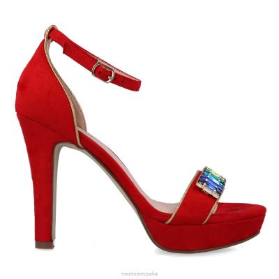 Menbur mujer samos 204L5420 tacones altos rojo