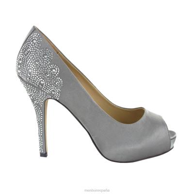 Menbur mujer sanco 204L4680 tacones altos gris