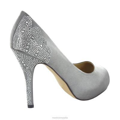 Menbur mujer sanco 204L4680 tacones altos gris