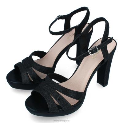 Menbur mujer silenciosa 204L920 tacones altos negro