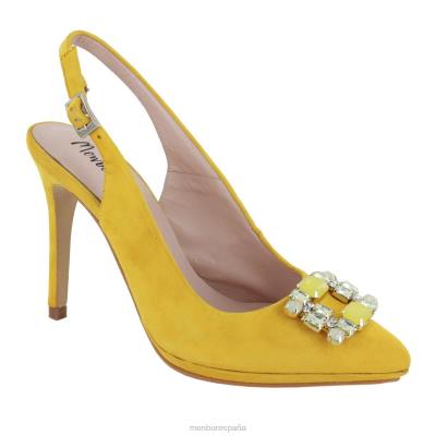 Menbur mujer silos 204L1421 tacones altos amarillo