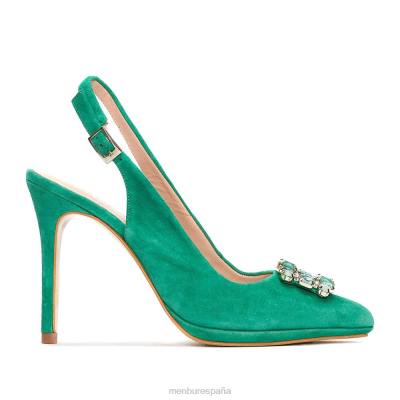 Menbur mujer silos 204L5249 tacones altos verde