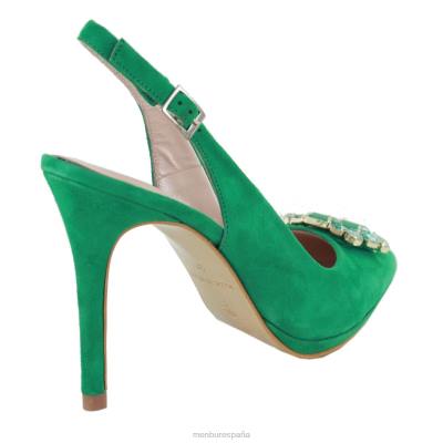 Menbur mujer silos 204L5249 tacones altos verde