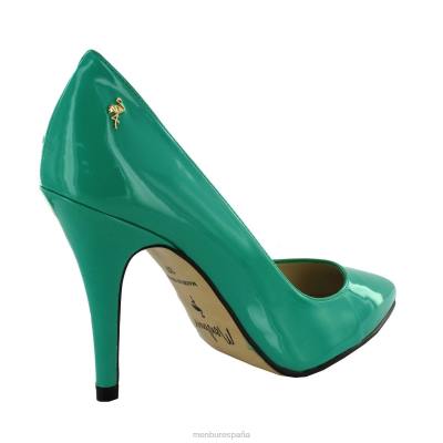 Menbur mujer siouxie 204L4617 tacones altos verde