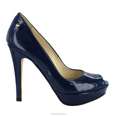 Menbur mujer siouxie 204L4630 tacones altos azul oscuro