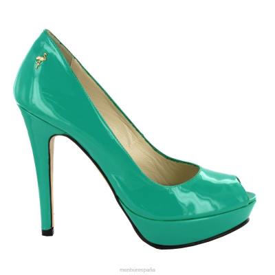 Menbur mujer siouxie 204L4631 tacones altos verde