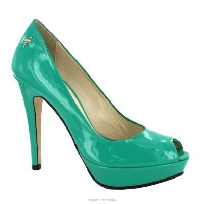 Menbur mujer siouxie 204L4631 tacones altos verde