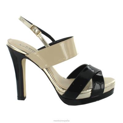 Menbur mujer siria 204L1367 tacones altos negro