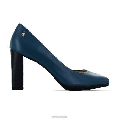 Menbur mujer soldada 204L1008 tacones altos azul oscuro