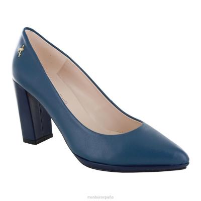 Menbur mujer soldada 204L1008 tacones altos azul oscuro