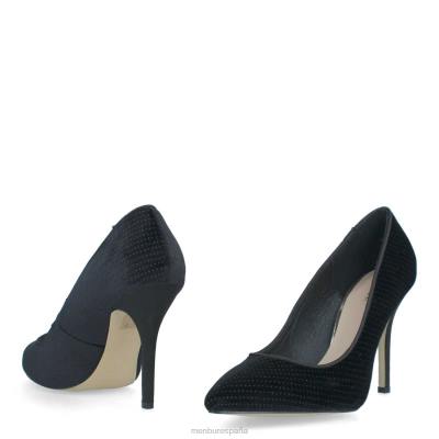 Menbur mujer soltero 204L4360 tacones altos negro