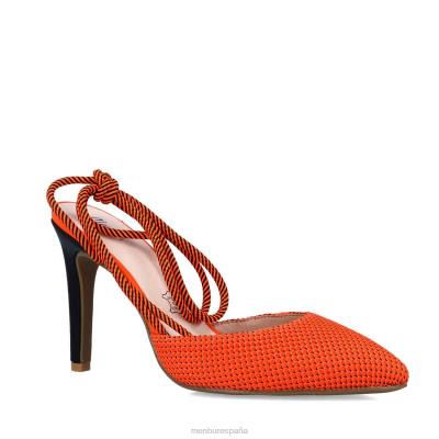 Menbur mujer té 204L1218 tacones altos naranja