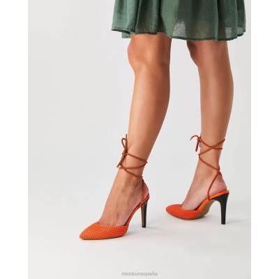 Menbur mujer té 204L1218 tacones altos naranja