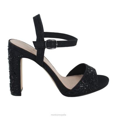 Menbur mujer término 204L4045 tacones altos negro