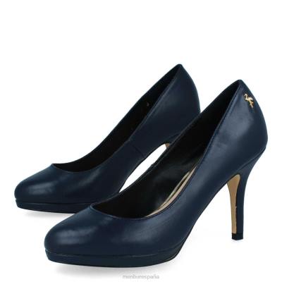 Menbur mujer taberno 204L5159 tacones altos azul oscuro