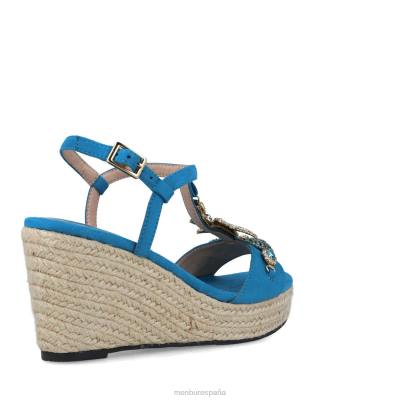 Menbur mujer telesforo 204L1555 tacones altos azul medio