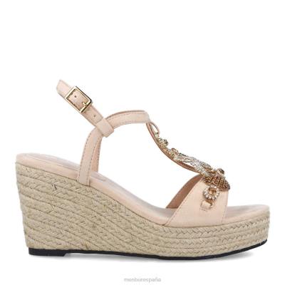 Menbur mujer telesforo 204L5510 tacones altos beige