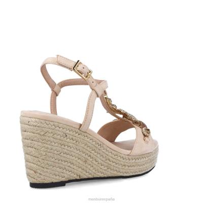 Menbur mujer telesforo 204L5510 tacones altos beige