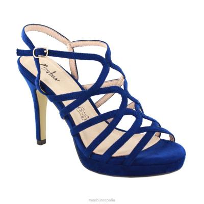 Menbur mujer tendola 204L4383 tacones altos azul medio