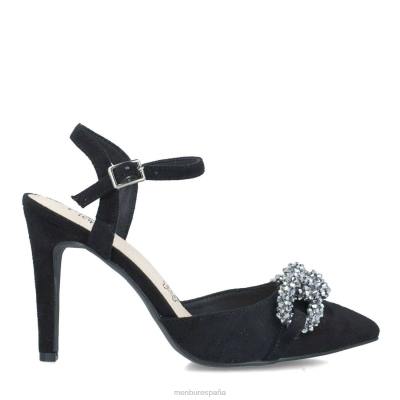 Menbur mujer éter 204L1217 tacones altos negro