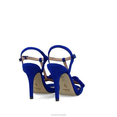 Menbur mujer éter 204L4037 tacones altos azul medio