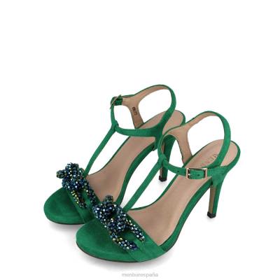 Menbur mujer éter 204L4039 tacones altos verde