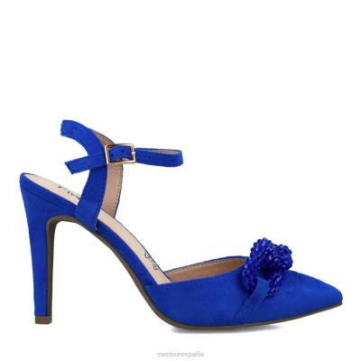 Menbur mujer éter 204L4808 tacones altos azul medio