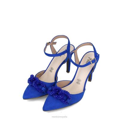 Menbur mujer éter 204L4808 tacones altos azul medio