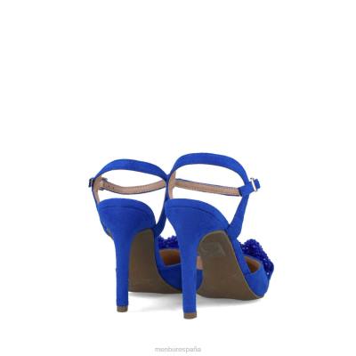 Menbur mujer éter 204L4808 tacones altos azul medio