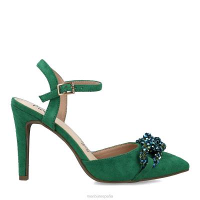 Menbur mujer éter 204L4810 tacones altos verde