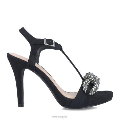 Menbur mujer éter 204L859 tacones altos negro