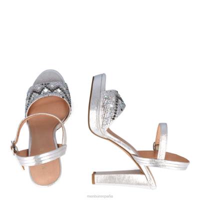 Menbur mujer terradura 204L4155 tacones altos plata