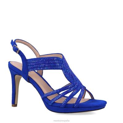 Menbur mujer tesalia 204L3980 tacones altos azul medio