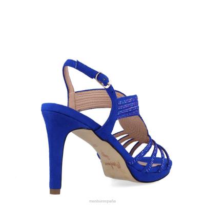 Menbur mujer tesalia 204L3980 tacones altos azul medio