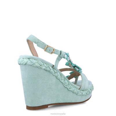 Menbur mujer thalia 204L5458 tacones altos verde