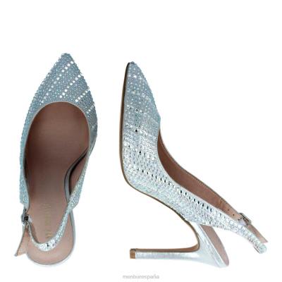 Menbur mujer tomaini 204L4117 tacones altos plata