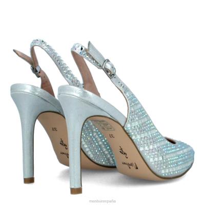 Menbur mujer tomaini 204L4117 tacones altos plata