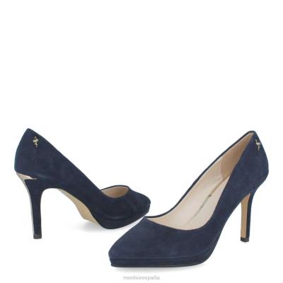 Menbur mujer topino 204L1098 tacones altos azul oscuro