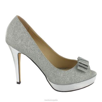 Menbur mujer torrox 204L4750 tacones altos plata