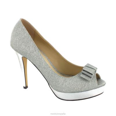 Menbur mujer torrox 204L4750 tacones altos plata