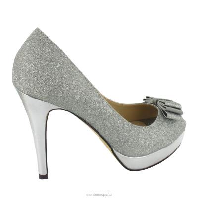 Menbur mujer torrox 204L4750 tacones altos plata