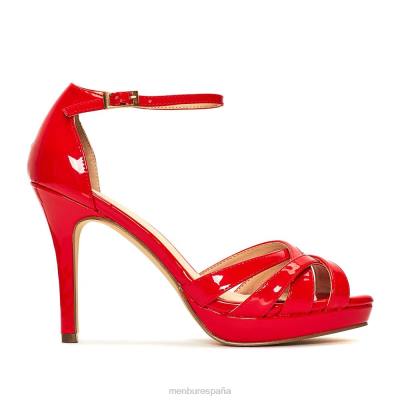 Menbur mujer trapani 204L4447 tacones altos rojo