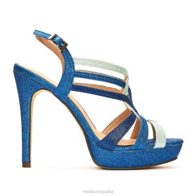 Menbur mujer trecasali 204L4407 tacones altos azul medio