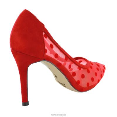 Menbur mujer tremea 204L5208 tacones altos rojo