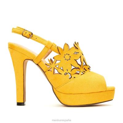 Menbur mujer trentola 204L4452 tacones altos amarillo