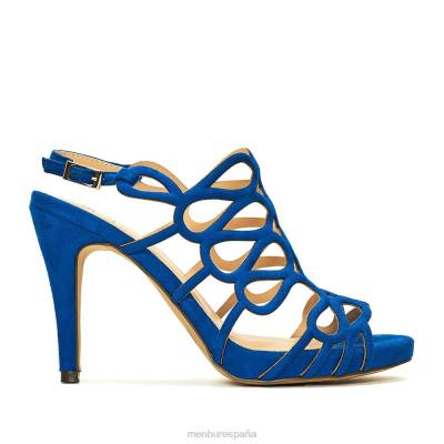 Menbur mujer tricase 204L1033 tacones altos azul medio