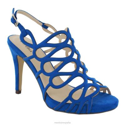 Menbur mujer tricase 204L1033 tacones altos azul medio