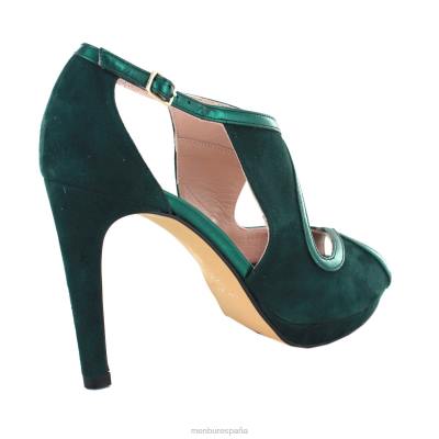 Menbur mujer trissino 204L5257 tacones altos verde