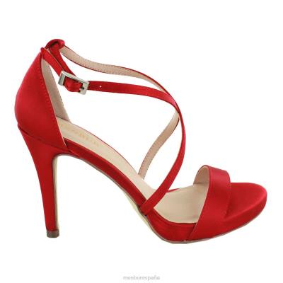 Menbur mujer ulmí 204L1109 tacones altos rojo